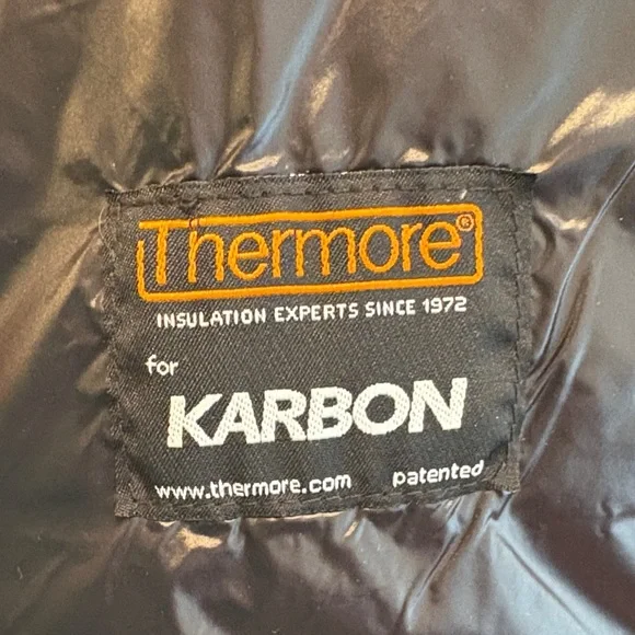 Karbon Men's Size Large Black Puffer Jacket - Picture 3 of 8